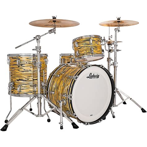 Ludwig Classic Maple 3 Piece Fab Shell Pack With 22 Bass Drum Music