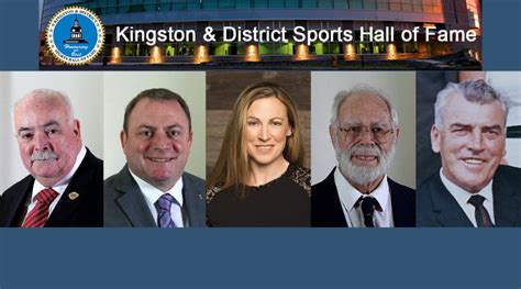 Five Local Legends To Be Recognized By Kingston And District Sports
