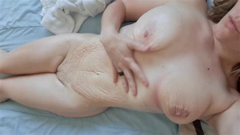 Milf Lotionsoilsmassages Tummy And Tits Loose Skin Mom Bod Fetish