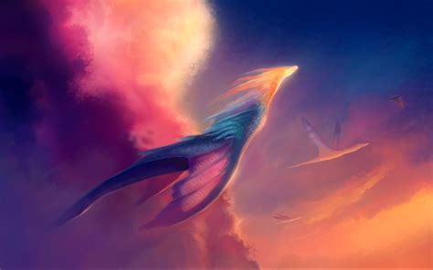 Flying Dragon Wallpaper Wallpapersafari