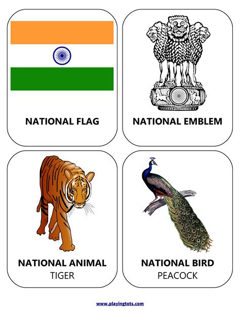 ️indian National Symbols Worksheet Free Download