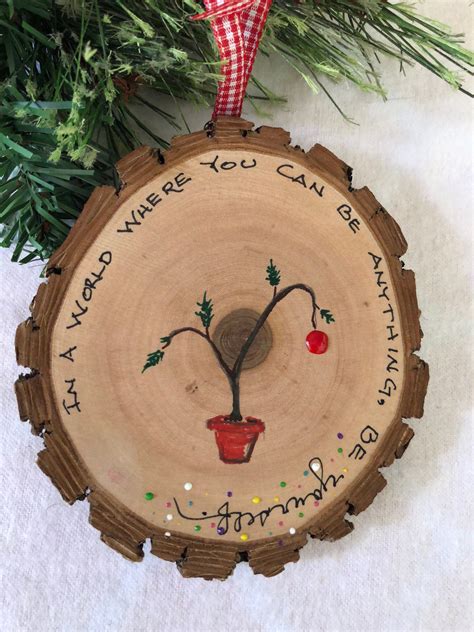Christmas Ornament Charlie Brown Christmas Tree By Atinkersdaughter