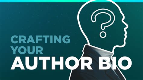 How To Write Your Author Bio 5 Step Checklist Youtube