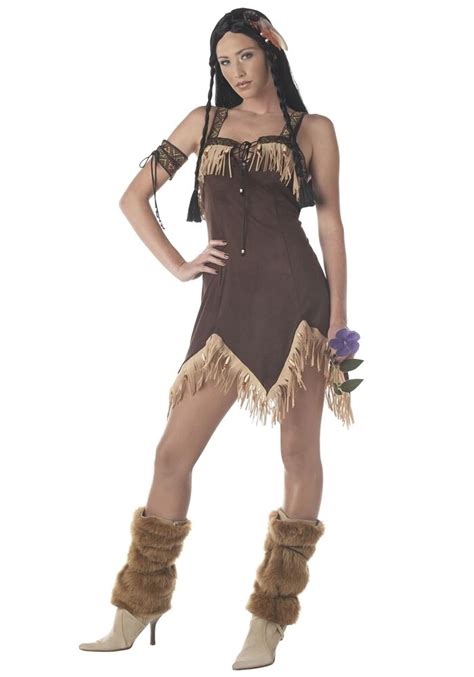 Sexy Indian Princess Adult Womens Costume Halloween Native American