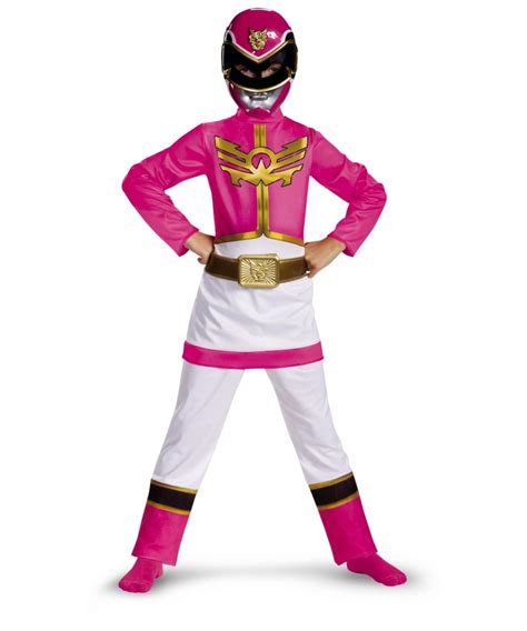 Power Ranger Pink Megaforce Kids Costume Boys Power