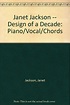 Janet Jackson - Design of a Decade: Piano/Vocal/Chords: Jackson, Janet ...
