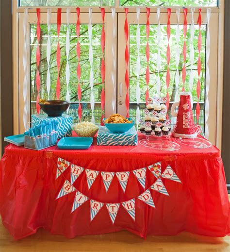 Cheerleading Birthday Party Ideas Photo 1 Of 8 Catch My Party