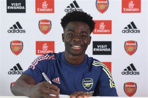 Bukayo Saka Signs Contract Extension With Arsenal To Remain At The Club