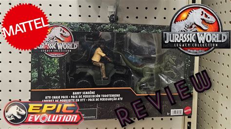 Jurassic World Legacy Collection Barry SembÈne Atv Chase Pack Youtube