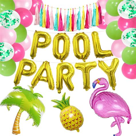Buy Pool Party Decorations For Girls Kids Birthday Summer Beach Party