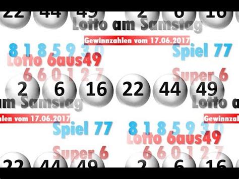 Beim lotto am samstag folgt vor jeder ziehung der lottozahlen ein satz, der in der deutschen april 1993 wurde lotto am samstag samstags um 19:55 uhr kurz vor der tagesschau in der ard. Lotto am Samstag - Lottozahlen vom 17.06.2017 - YouTube