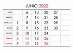 Calendario junio 2022 – calendarios.su