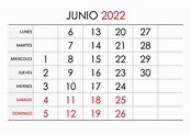 Calendario Junio 2022 Con Feriados En Chile Imprimir Y Descargar Aria ...