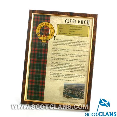 Grey Clan History Print Scottish Clans Scottish Clan Tartans Scottish