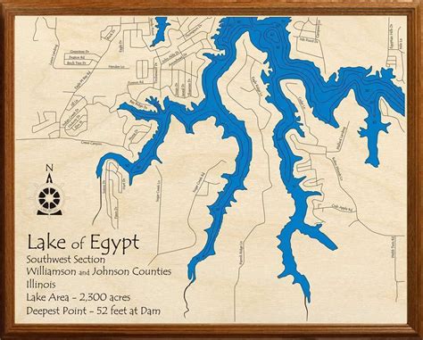 Lake Of Egypt Map