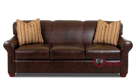 Calgary Leather Sleeper Sofas Queen By Savvy Is Fully Customizable By
