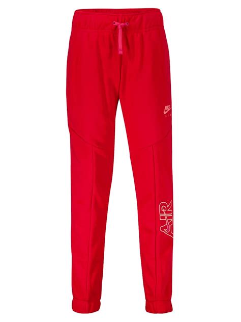 Nike Sweatpants Air Red For Girls