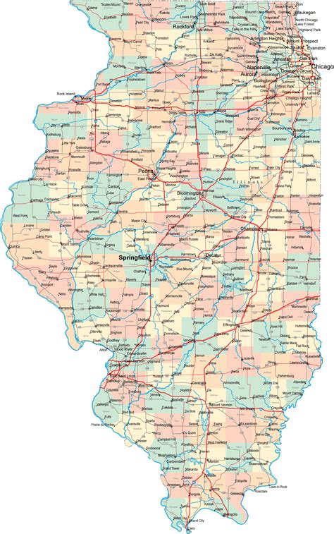 Map Of Southwest Illinois System Map