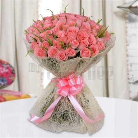 100 Pink Roses Myflowertree