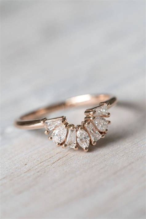 Best 10 Unique Wedding Bands For Women Ideas On Pinterest Rose Within Intertwined Wedding Bands 