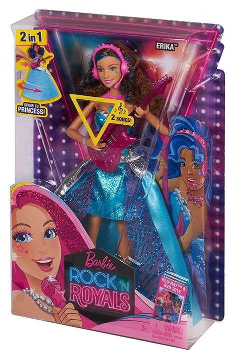 With sing alone with barbie can relive the magic and adventure with classic moments barbie in 12 memorable and beautiful melodies. Barbie in Rock 'n Royals Singing Erika Doll - Barbie ...