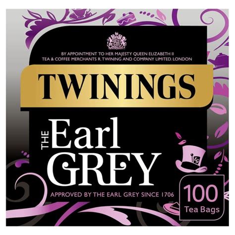 Twinings Earl Grey 100 Teabags 250g Tesco Groceries