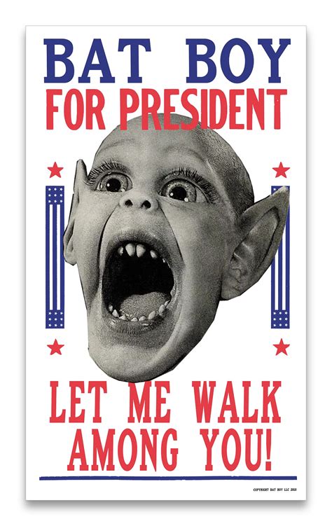 Weekly World News Bat Boy For President 13 X 22 Showprint Poster