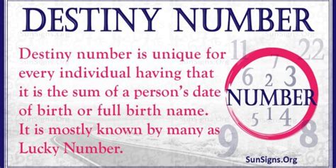 Destiny Number Meaning And Numerology A Clear Picture