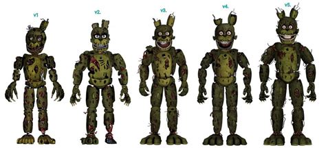 Springtrap Spring Bonnie And William Afton From The Novel Trilogy