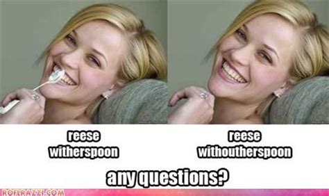 Reese Withoutherspoon Funny Facts Celebrity Puns Funny Pictures With Captions