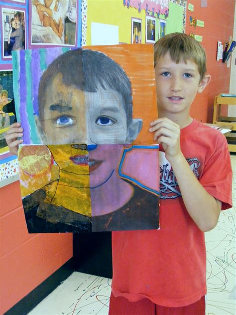 Suffield Elementary Art Blog Mixed Media Portraits