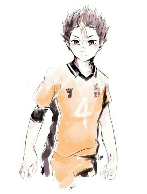 Nishinoya Yuu Haikyuu Karasuno Haikyuu Volleyball Volleyball Anime