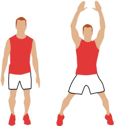 Download Moves Clipart Kid Jumping Jacks - Jumping Jacks Exercise