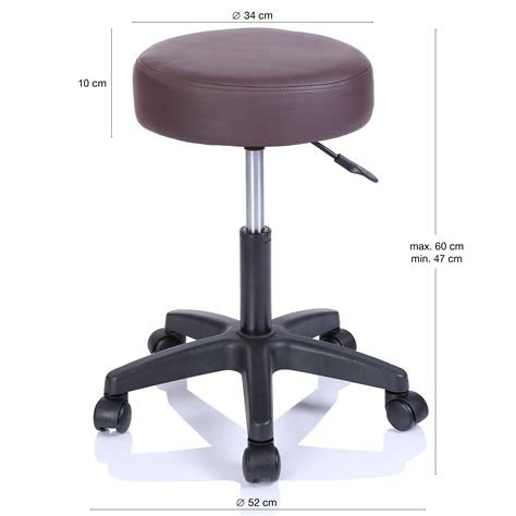 Top as you can see is cracked, but not loose or coming off. Stool Swivel Chair Black Adjustable Height Chair Office Round Desk PC Stool | eBay
