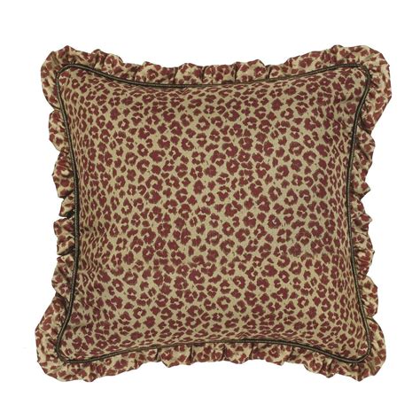 Kachel for anthropologie quilted pillow shams. HiEnd Accents Austin Leopard 27-inch Euro Sham ...