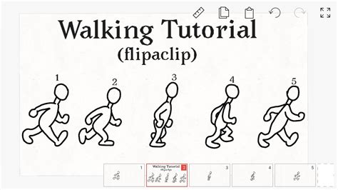 Cara Membuat Animasi Berjalan Flipaclip Tutorial Youtube
