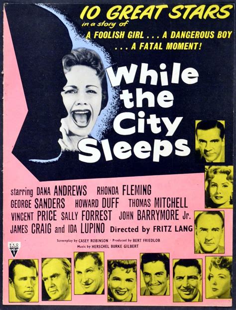 Tuesday Trash Or Treasure While The City Sleeps 1956 Directed By