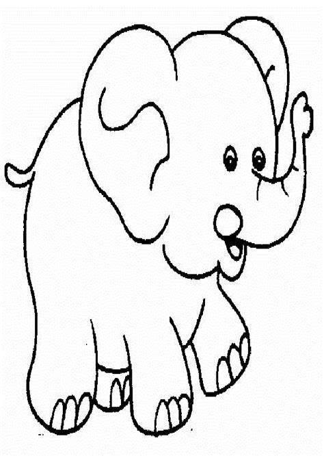 Dibujo Elefante Colorear Kulturaupice
