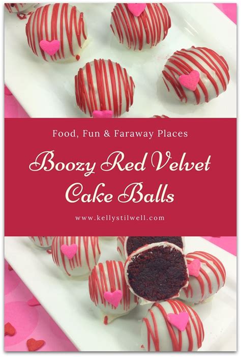 Red Velvet Cake Balls Recipe Boozy Dessert Food Fun And Faraway Places