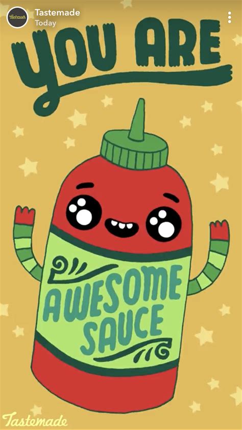 Pure Awesome Sauce Cute Puns Funny Food Puns Punny Puns