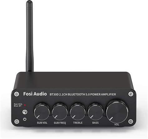 Fosi Audio BT D Bluetooth Stereo Audio Receiver Amplifier Channel Mini Hi Fi Class D