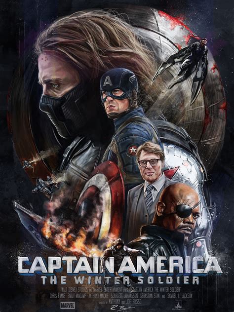 Captain America The Winter Soldier Poster Posse 5 On Behance