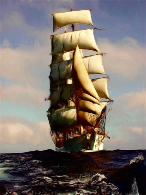The Erratic Muse Tall Ship Painting Patricia Gilmore