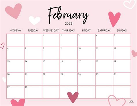 February 2023 Calendars 50 Free Printables Artofit