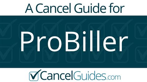If you have seen a charge on your credit card that says probiller, you may have subscribed to one of our ecommerce partners. ProBiller Cancel Guide - CancelGuides.com