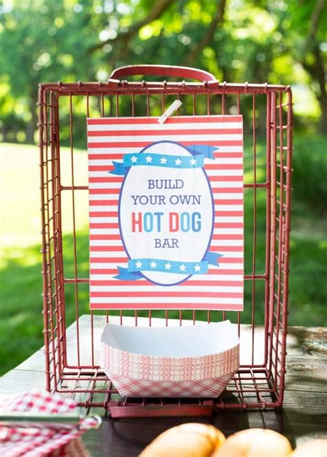 My favorite fancy hot dogs for your hot dog bar. Hot Dog Toppings Bar for the 4th of July - I Heart Nap Time