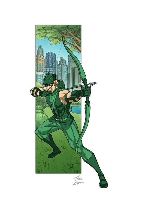Green Arrow Commission By Phil Cho On Deviantart Marvel Comics Dc