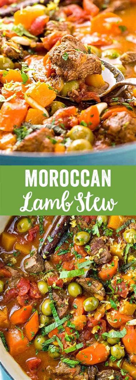 2 teaspoons finely diced preserved lemon. Moroccan Lamb Stew with Couscous | Recipe | Lamb stew ...