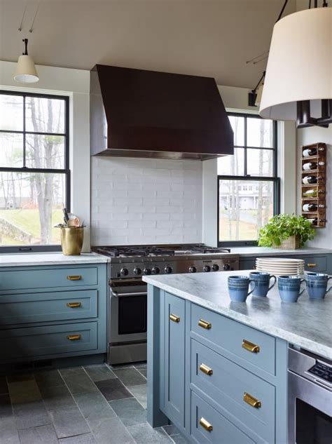 Cool Gray Chef S Kitchen With Wood Ceiling Beams HGTV S 2019 Designer