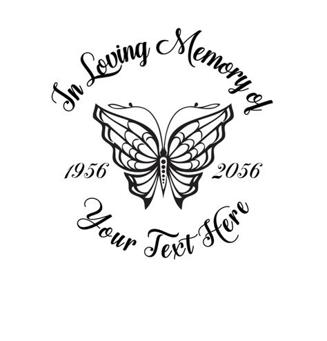 Free In Loving Memory Decal Templates Printable Templates